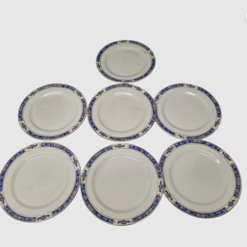 LOT OF 7 JOHN MADDOCK & SONS 6 1/4-inch Salad plate VINTAGE